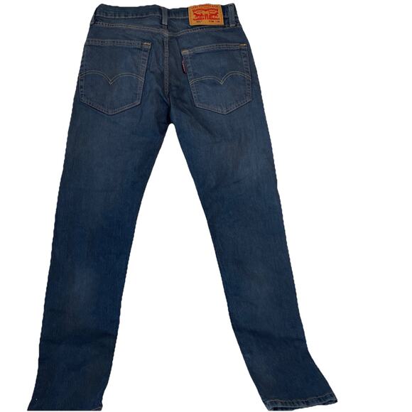 Levi's 511 Slim Fit Jeans W\Stretch Blue Men's Sizes 28x30 Washed Not Worn - Picture 3 of 5